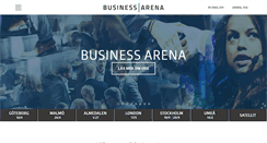 Desktop Screenshot of businessarena.nu