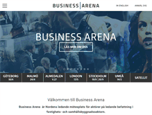 Tablet Screenshot of businessarena.nu